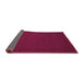 Sideview of Abstract Purple Contemporary Rug, con134pur