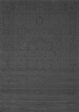 Abstract Gray Contemporary Rug, con134gry