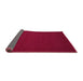 Sideview of Abstract Pink Contemporary Rug, con134pnk