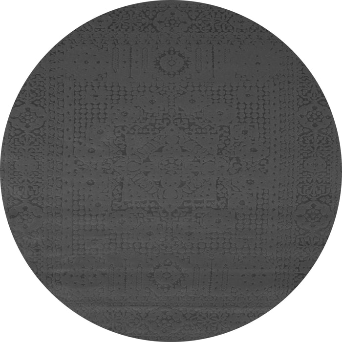 Square Abstract Gray Contemporary Rug, con134gry