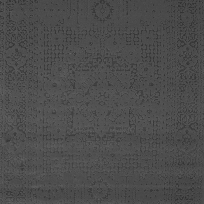 Serging Thickness of Machine Washable Abstract Gray Contemporary Rug, wshcon134gry