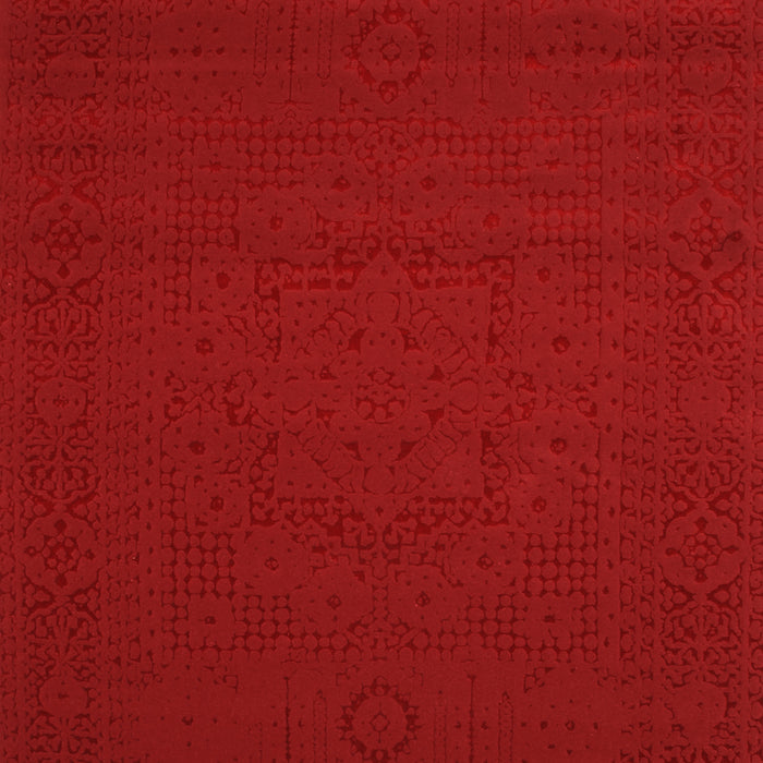 Abstract Orange Contemporary Rug, con134org