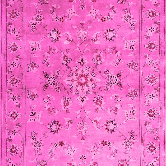 Machine Washable Abstract Pink Contemporary Rug, wshcon1350pnk