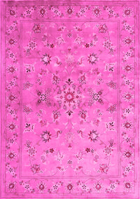 Abstract Pink Contemporary Rug, con1350pnk