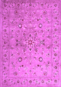 Abstract Purple Contemporary Rug, con1350pur