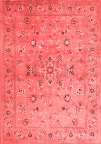 Abstract Red Contemporary Rug, con1350red