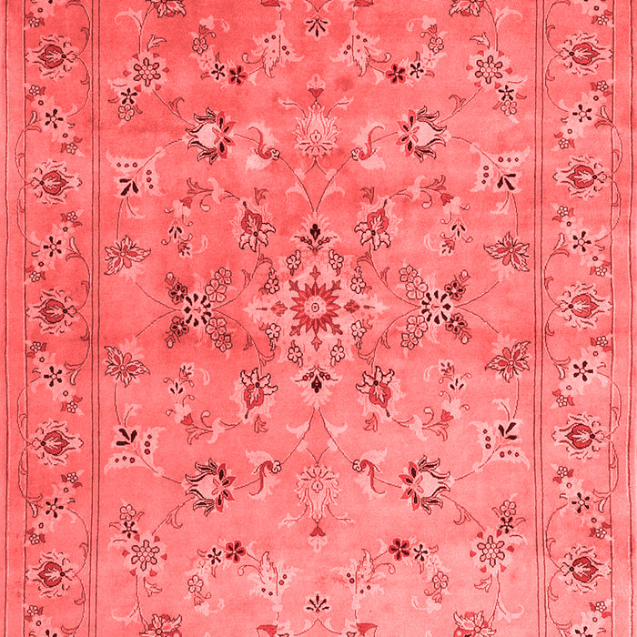 Abstract Red Contemporary Area Rugs