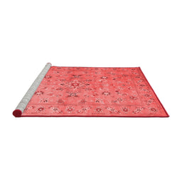 Contemporary Red Washable Rugs