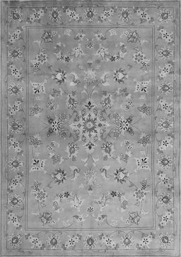 Abstract Gray Contemporary Rug, con1350gry