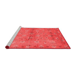 Contemporary Red Washable Rugs