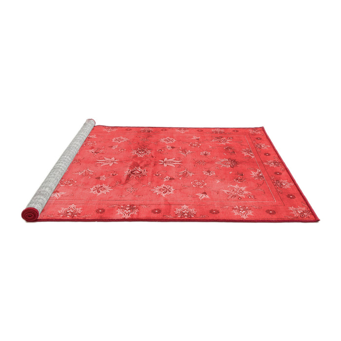 Contemporary Red Washable Rugs