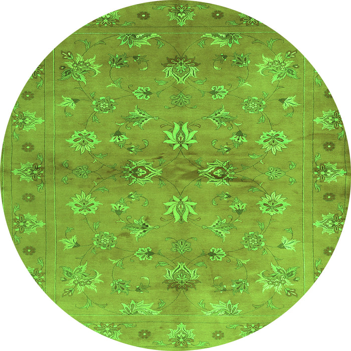 Machine Washable Abstract Green Contemporary Area Rugs, wshcon1351grn