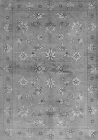 Abstract Gray Contemporary Rug, con1351gry