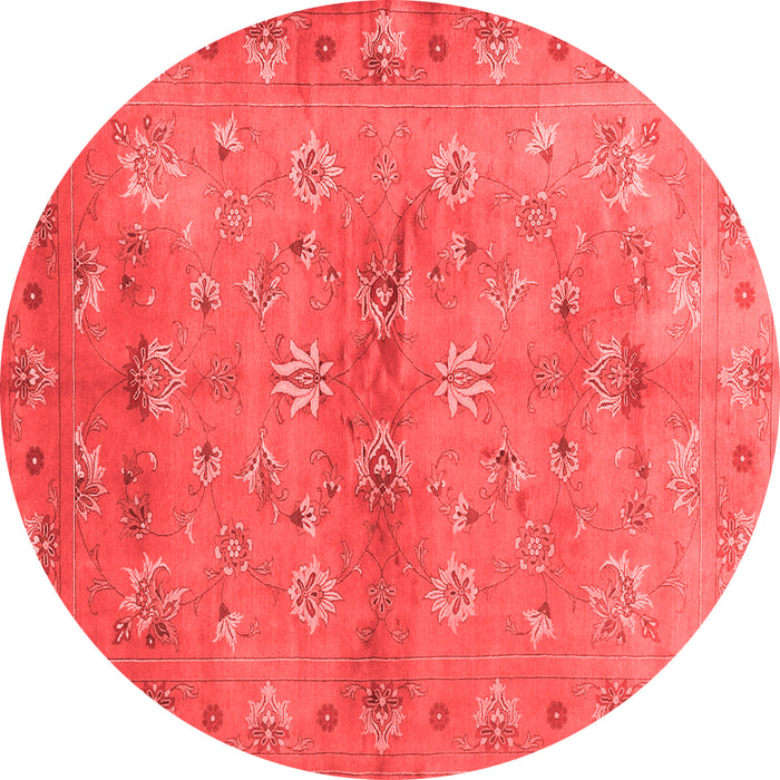 Machine Washable Abstract Red Contemporary Rug, wshcon1351red