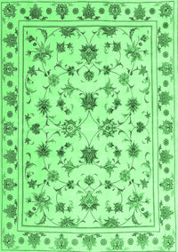 Persian Emerald Green Traditional Rug, con1352emgrn