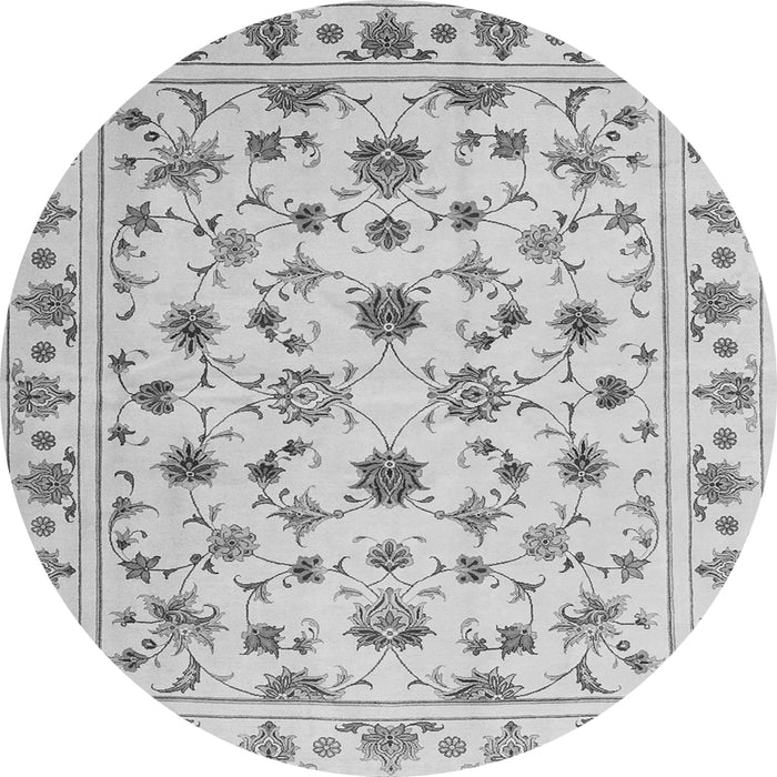 Machine Washable Persian Gray Traditional Rug, wshcon1352gry