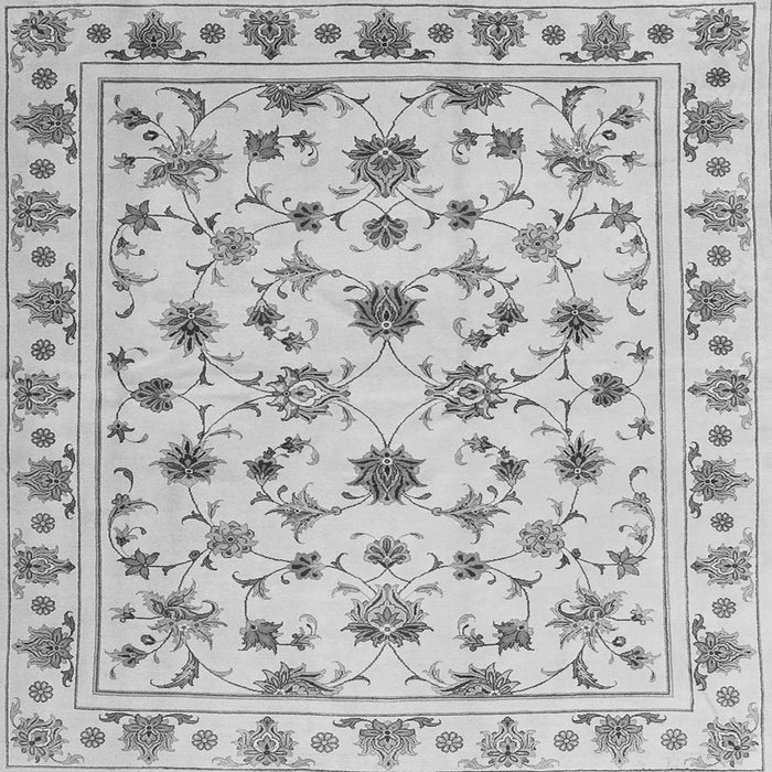 Serging Thickness of Persian Gray Traditional Rug, con1352gry