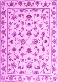 Persian Purple Traditional Rug, con1352pur