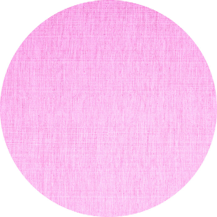 Round Machine Washable Abstract Pink Contemporary Rug, wshcon1353pnk