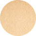 Round Abstract Brown Contemporary Rug, con1353brn