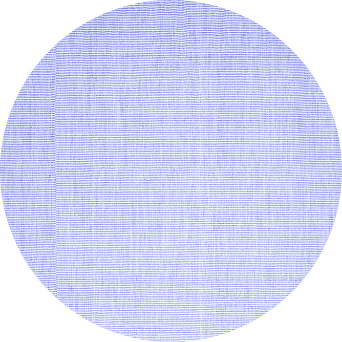 Round Machine Washable Abstract Blue Contemporary Rug, wshcon1354blu
