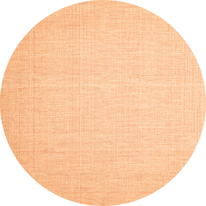 Square Abstract Orange Contemporary Rug, con1354org