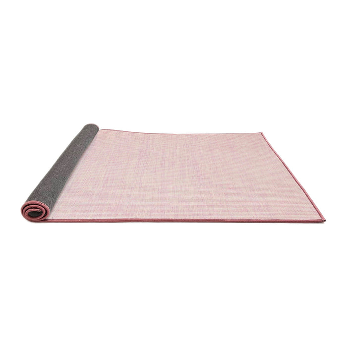 Thickness of Contemporary Pink Modern Rug, con1355