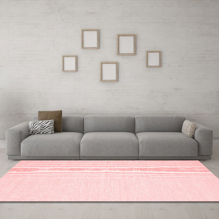 Contemporary Red Washable Rugs