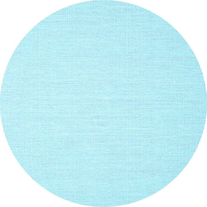 Round Machine Washable Abstract Light Blue Contemporary Rug, wshcon1355lblu