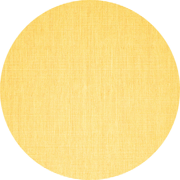 Round Machine Washable Abstract Yellow Contemporary Rug, wshcon1355yw