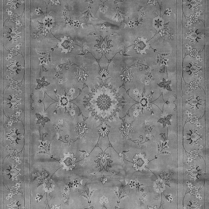 Serging Thickness of Machine Washable Abstract Gray Contemporary Rug, wshcon1356gry