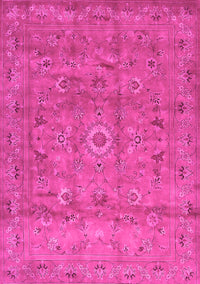 Abstract Pink Contemporary Rug, con1356pnk