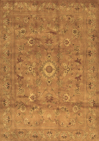 Abstract Brown Contemporary Rug, con1356brn