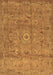 Abstract Brown Contemporary Rug, con1356brn