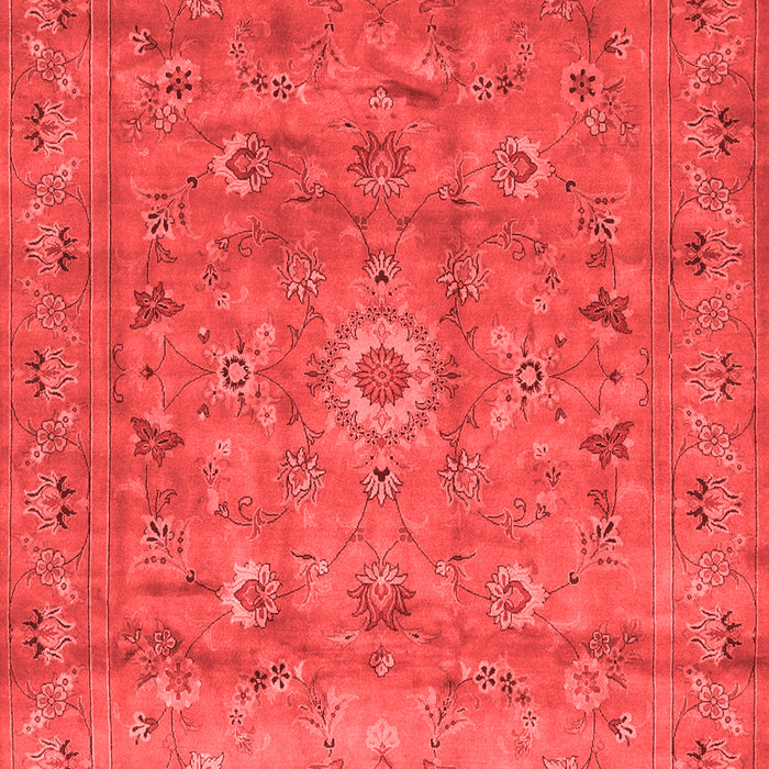 Machine Washable Abstract Red Contemporary Rug, wshcon1356red