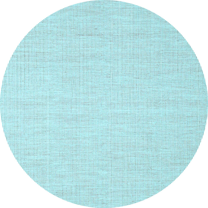 Round Machine Washable Abstract Light Blue Contemporary Rug, wshcon1357lblu