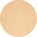 Round Abstract Brown Contemporary Rug, con1357brn