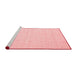 Contemporary Red Washable Rugs