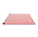 Contemporary Red Washable Rugs