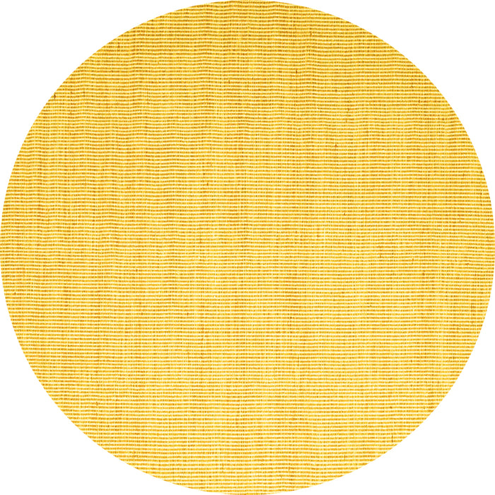 Round Machine Washable Abstract Yellow Contemporary Rug, wshcon1358yw