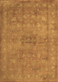 Abstract Brown Contemporary Rug, con1359brn