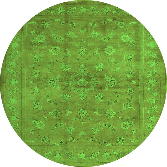 Machine Washable Abstract Green Contemporary Area Rugs, wshcon1359grn