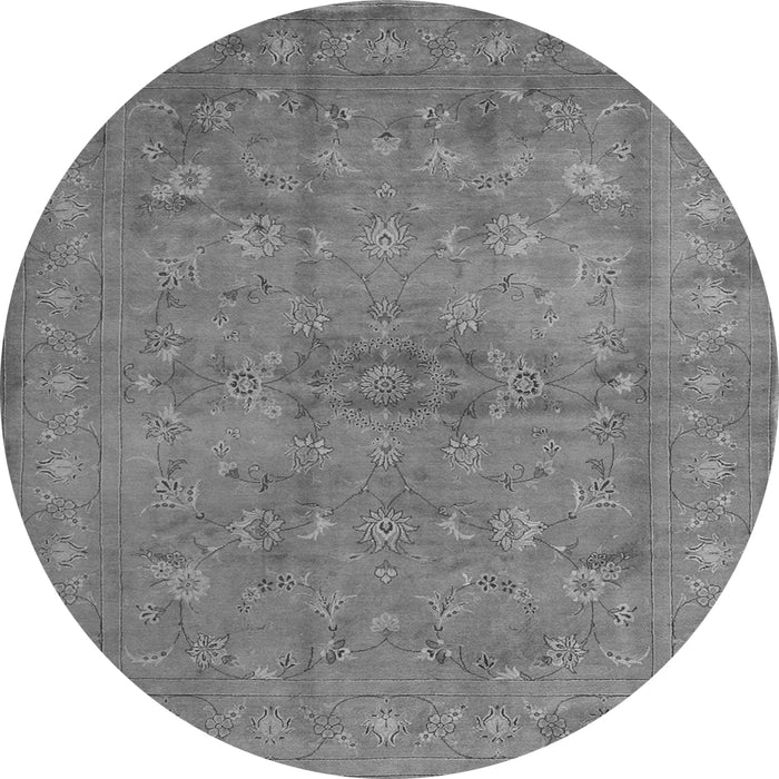 Square Abstract Gray Contemporary Rug, con1359gry