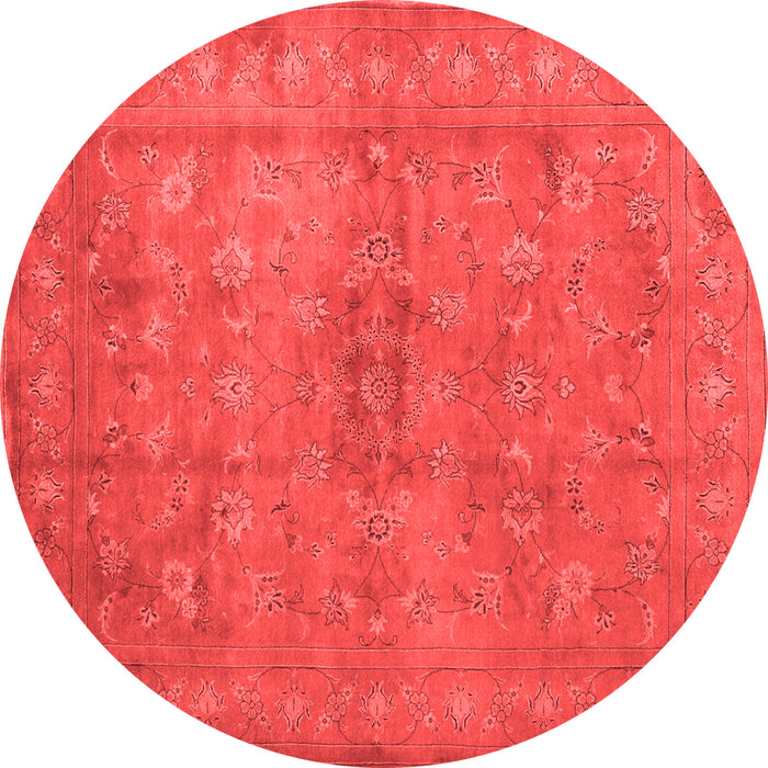 Abstract Red Contemporary Rug, con1359red