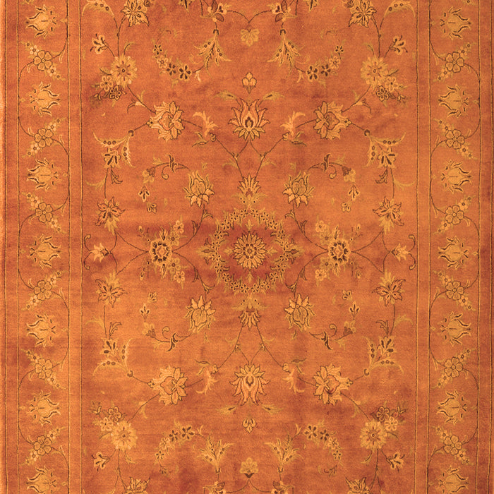 Serging Thickness of Machine Washable Abstract Orange Contemporary Area Rugs, wshcon1359org