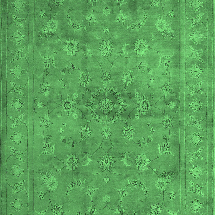 Abstract Emerald Green Contemporary Rug, con1359emgrn