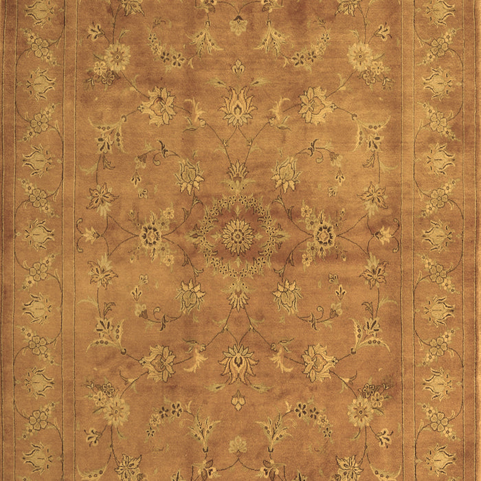 Machine Washable Abstract Brown Contemporary Rug, wshcon1359brn