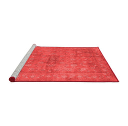 Contemporary Red Washable Rugs