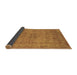 Sideview of Abstract Brown Contemporary Rug, con1359brn