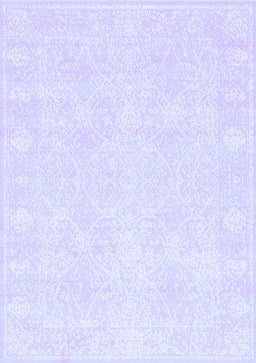 Abstract Blue Contemporary Rug, con135blu